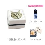 Custom-Made Personalized Cat Portrait Stamp