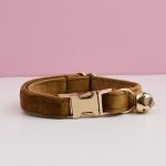 Personalized Velvet Cat Bow Collars