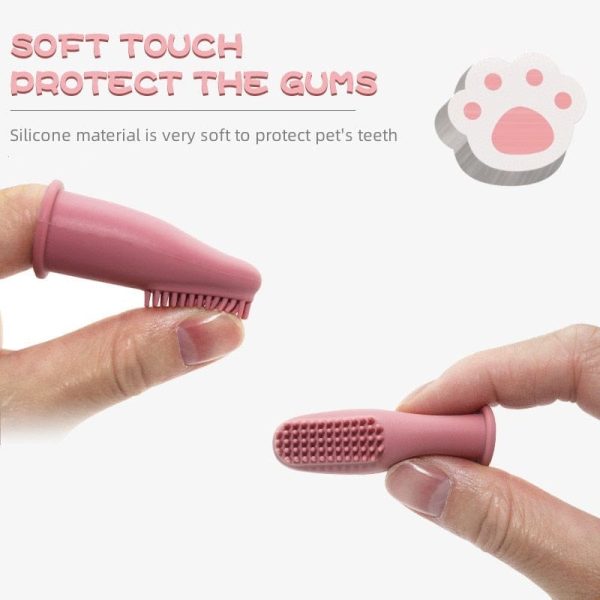 Nontoxic Cat Finger Tooth Brush