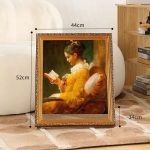 Oil painting cat scratching board