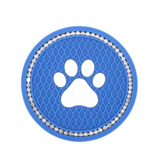 2Pcs Cat Paw Car Coasters