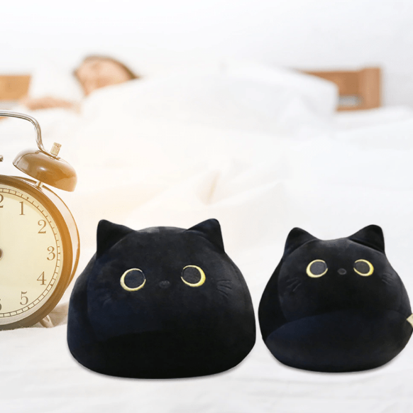 Black Cat Shaped Cute Pillows