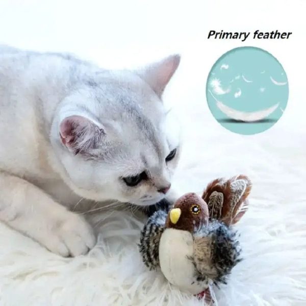 Chirping Bird Toy for Cats