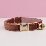 Personalized Velvet Cat Bow Collars