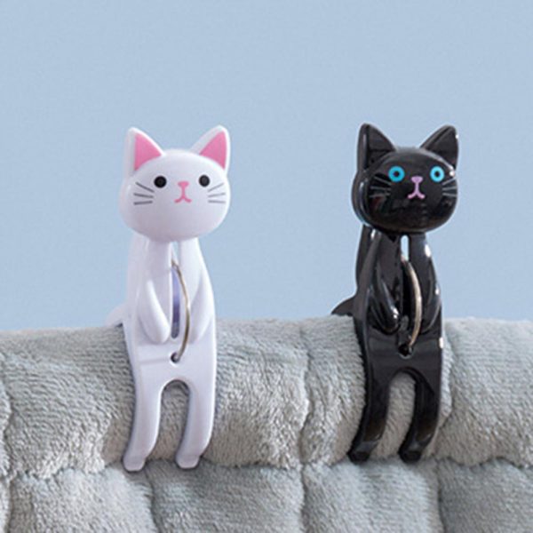 2Pcs Cat Clothes Pegs