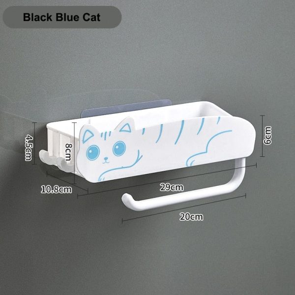 Cute Cat Bathroom Shelf Organizer