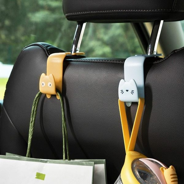 2pcs Multifunctional Cute Car Hooks