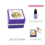 Custom-Made Personalized Cat Portrait Stamp