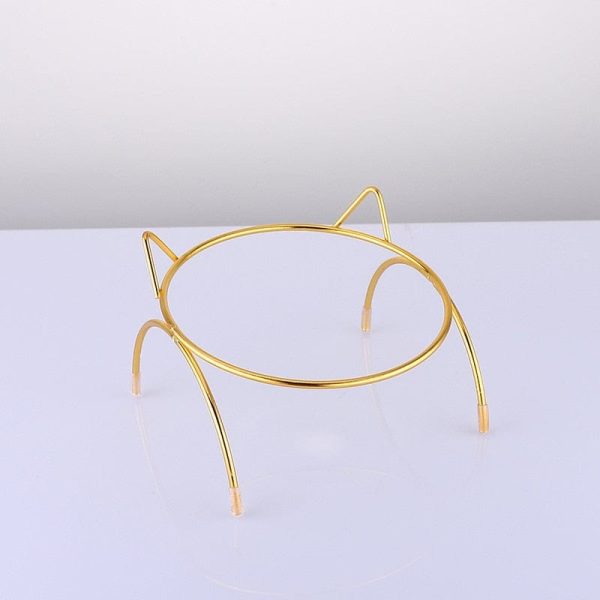 Non-slip Transparent Designer Cat Bowls