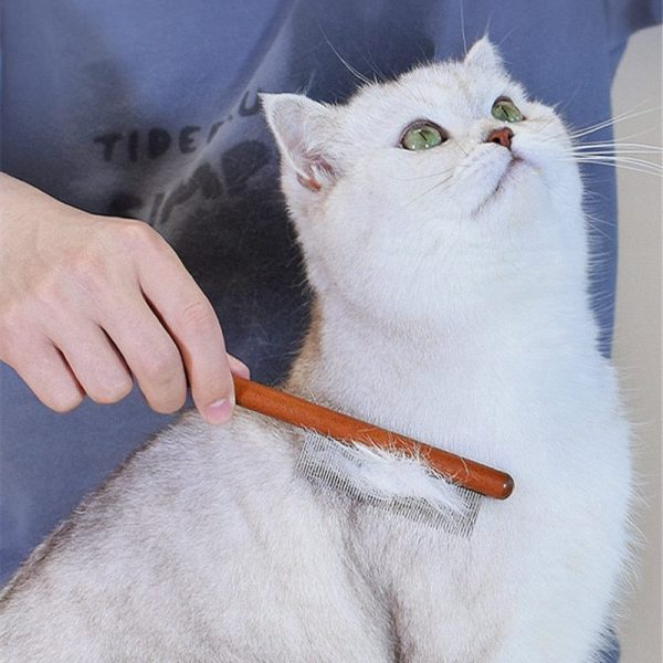Wooden Cat Comb
