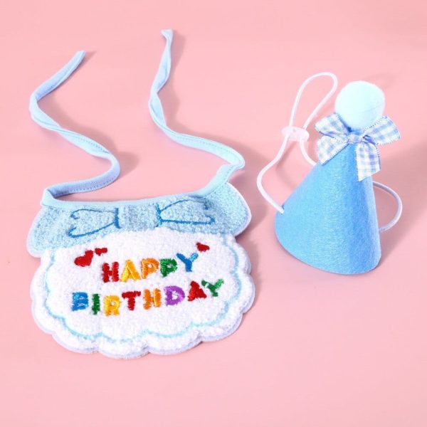 Cat Birthday Party Scarf Hat