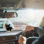 Cat On The Moon Cat Mirror Ornament