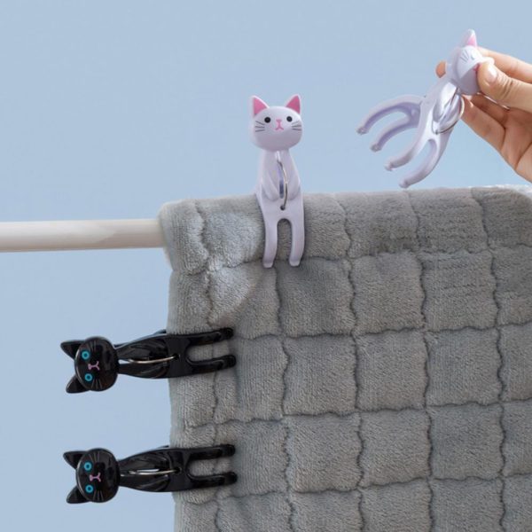 2Pcs Cat Clothes Pegs