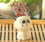 Adorable Ceramic Mini Planter Heads