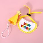 Cat Birthday Party Scarf Hat