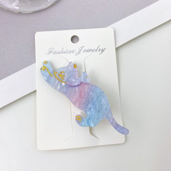 Colorful Cat Duckbill Hair Clips