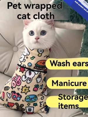 Purrito Cat Wrap Safety Blanket