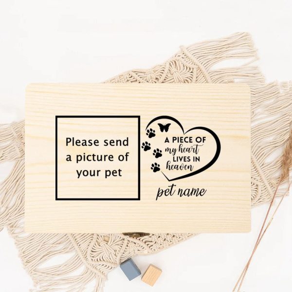 Personalized Photo Cat Funeral Box