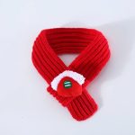 Knitted Christmas Cat Scarf Collar