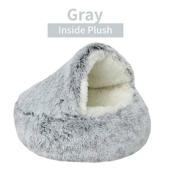 Cat Plushy Winter Nest Bed