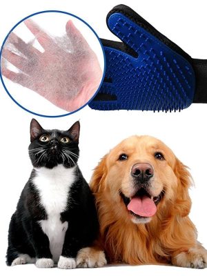 Deshedding Massage Washing Glove Brush