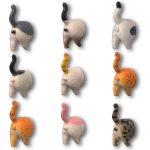 9Pcs Cat Butt Fridge Magnet