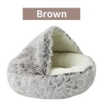 Cat Plushy Winter Nest Bed