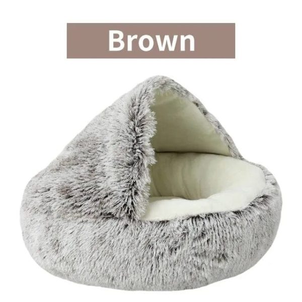 Cat Plushy Winter Nest Bed
