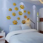 3D Acrylic Paw Wall Stickers
