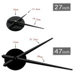 Frameless Cats Silhouette Wall Clock