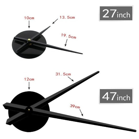 Frameless Cats Silhouette Wall Clock
