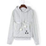 Kangaroo Pouch Cat Hoodie