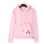 Kangaroo Pouch Cat Hoodie