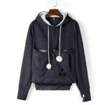 Kangaroo Pouch Cat Hoodie