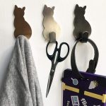 2pcs Self Adhesive Cat Hooks