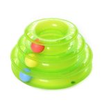 Interactive Triple Play Disc Cat Toy