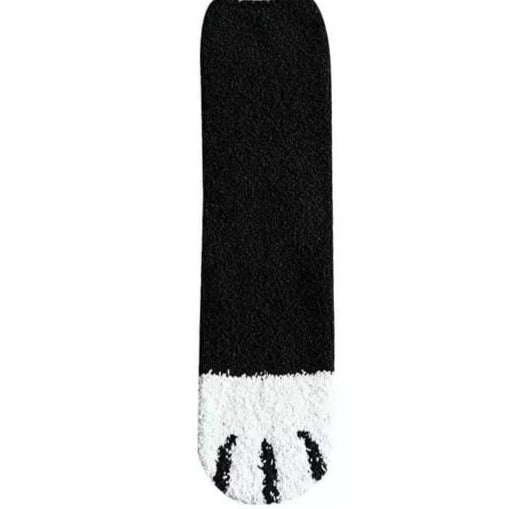 Cat Paw Striped Socks