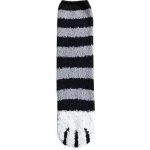Cat Paw Striped Socks