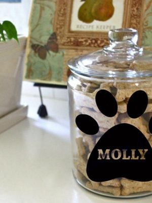 2Pcs Personalized Cat Paw Stickers