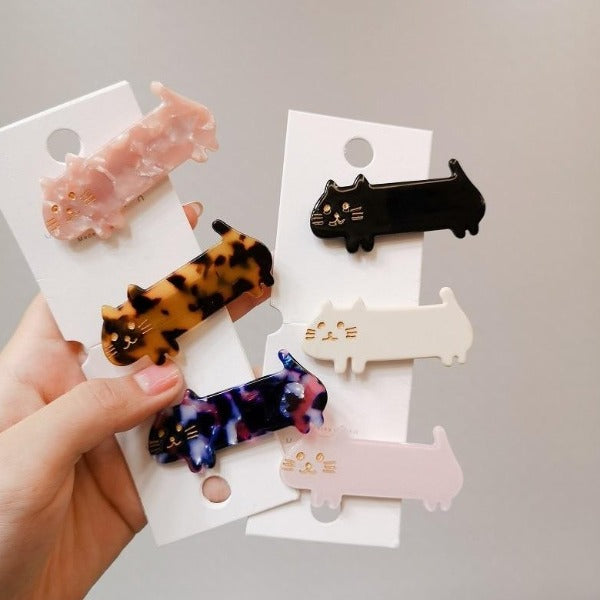 Acrylic Handmade Cat Clips