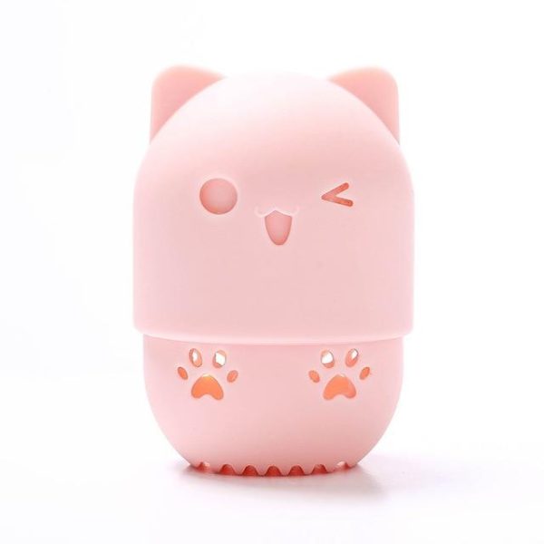 Cat Powder Makeup Blender Holder