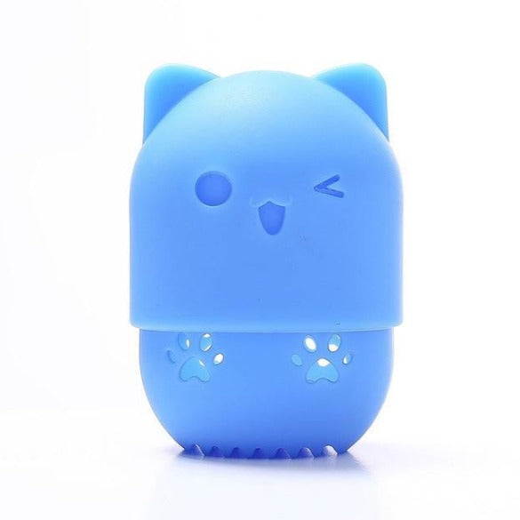Cat Powder Makeup Blender Holder