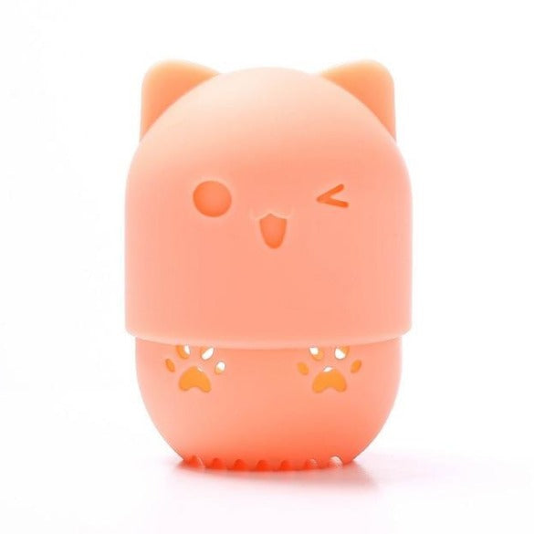 Cat Powder Makeup Blender Holder