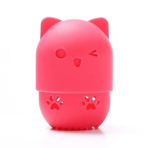 Cat Powder Makeup Blender Holder