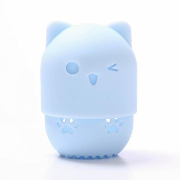 Cat Powder Makeup Blender Holder