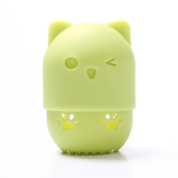 Cat Powder Makeup Blender Holder