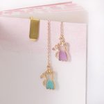 Lovely Cat Chain Bookmark Clips