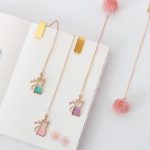 Lovely Cat Chain Bookmark Clips