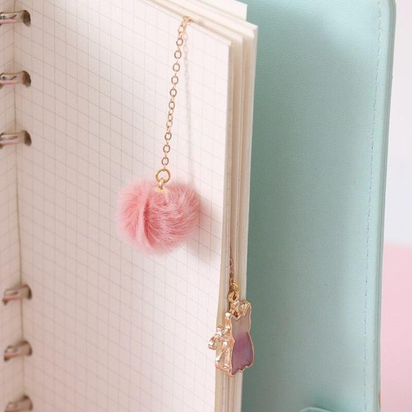 Lovely Cat Chain Bookmark Clips