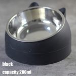 Oblique Mouth Single Cat Bowl